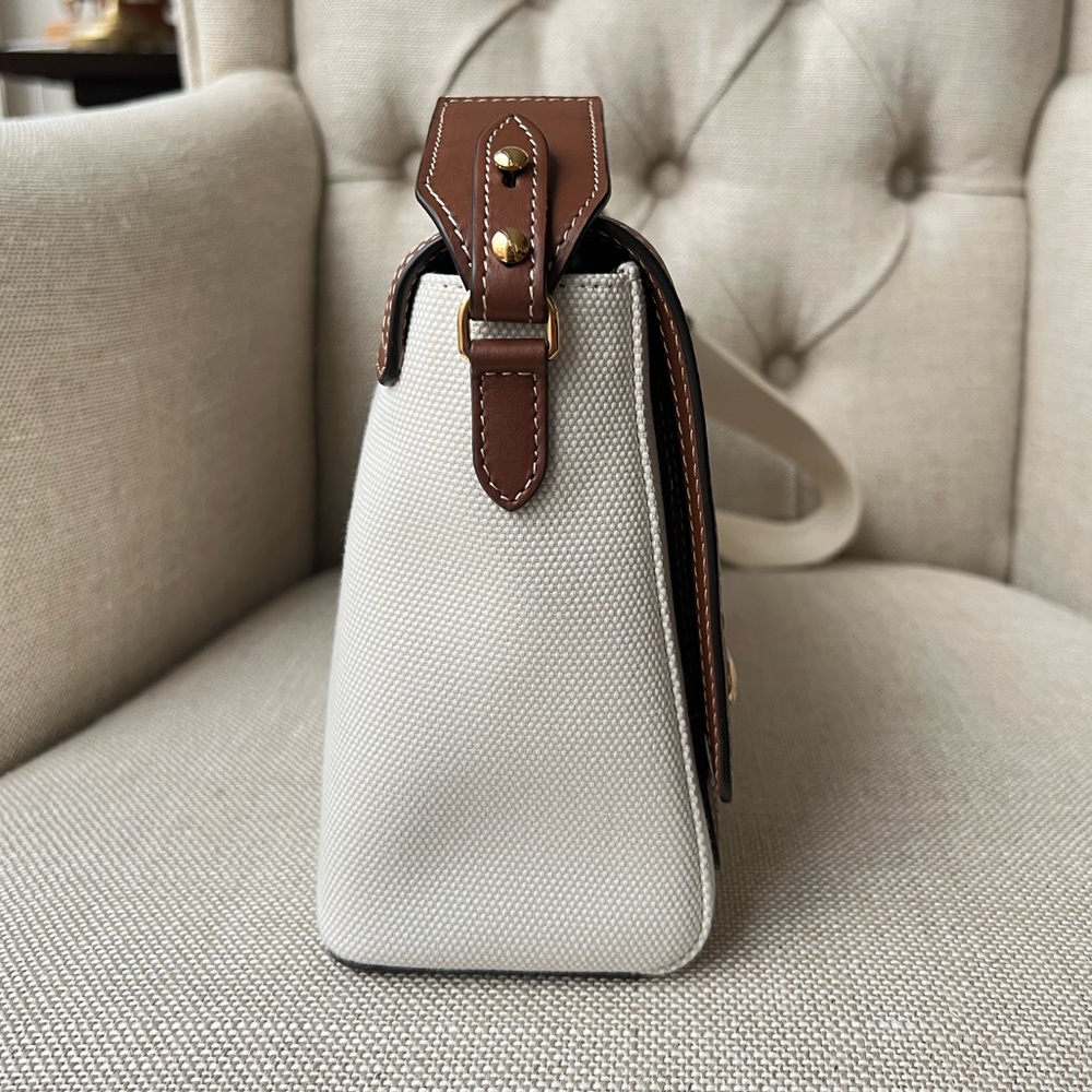 Authentic Brand New Burberry note horseferry print canvas& leather crossbody bag - Picture 2 of 12